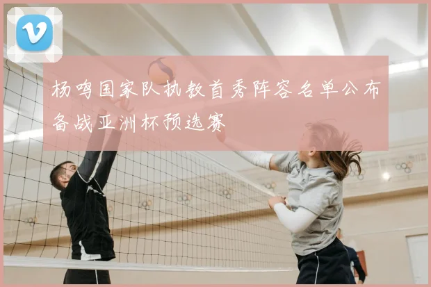 杨鸣国家队执教首秀阵容名单公布备战亚洲杯预选赛